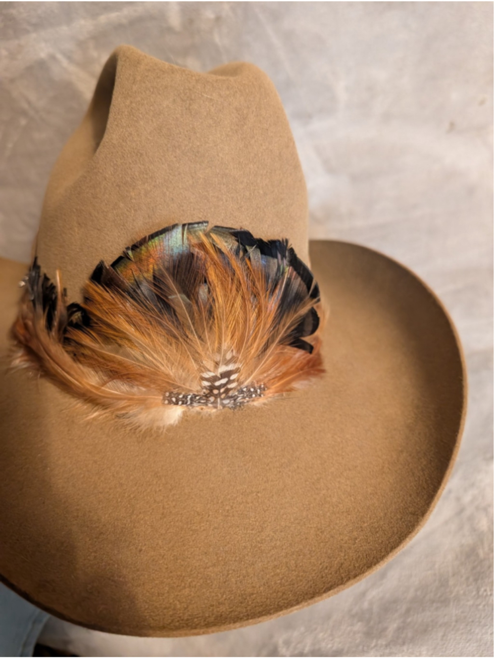 🐕 Vtg John B. Stetson XXX / 3X Open Road Cowboy Hat 7 1/8 Box Lintons Powell WY